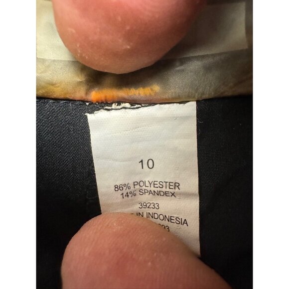 Athleta Whatever Skort Women's 10 Black Pleated Zip Closure Skirt Pockets Active - Picture 3 of 6